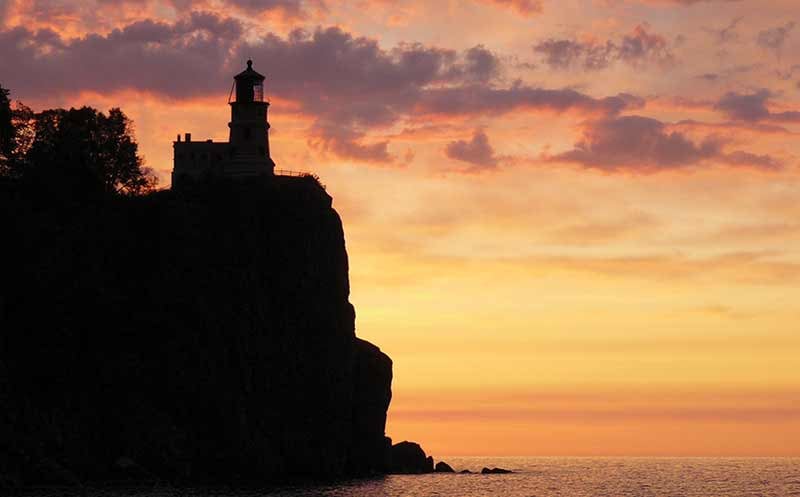 Overview of Split Rock Lighthouse, a historical site on Minnesota's North Shore, highlighting its scenic views.