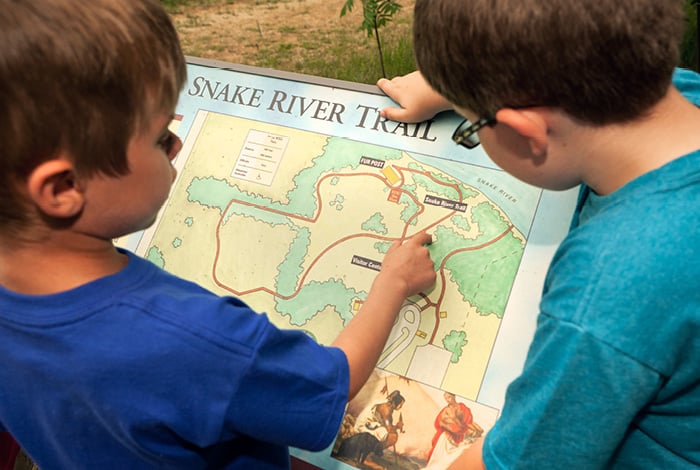 Activities to engage with the fur trade history at Snake River Fur Post